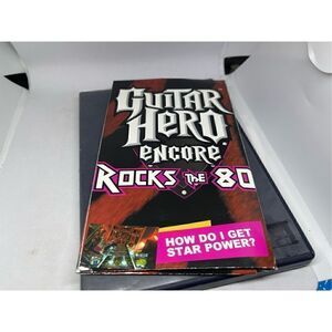 Guitar Hero Encore Rocks the 80s double sided poster